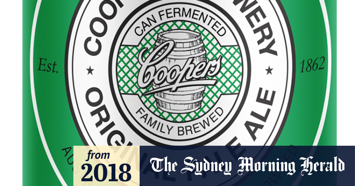 Coopers Pale Ale to be served in a tinnie